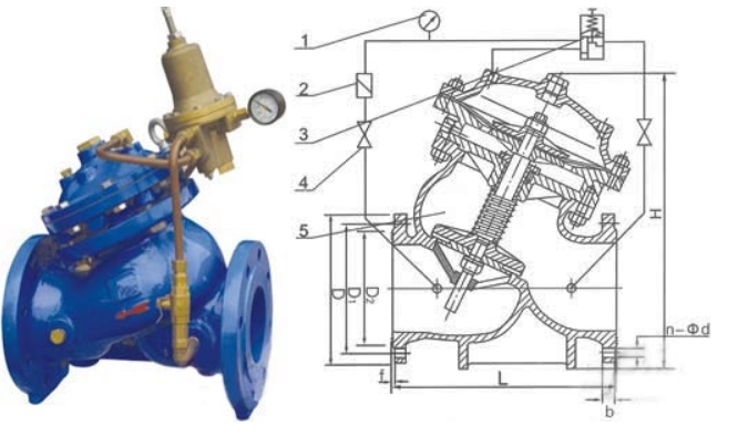 3044永利集团活塞式安全泄压阀AX742X结构图