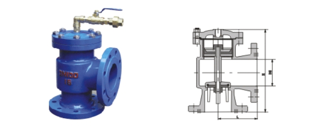 3044永利集团液压水位控制阀H142X结构图